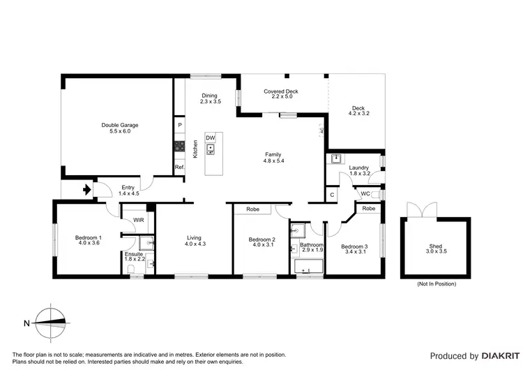 Floorplan of Homely house listing, 47 Olivia Way, Hastings VIC 3915