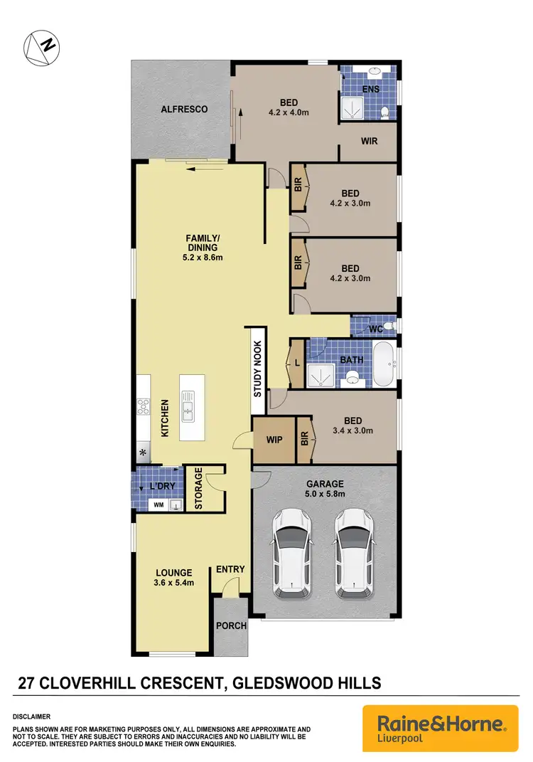 Floorplan of Homely house listing, 27 Cloverhill Crescent, Gledswood Hills NSW 2557