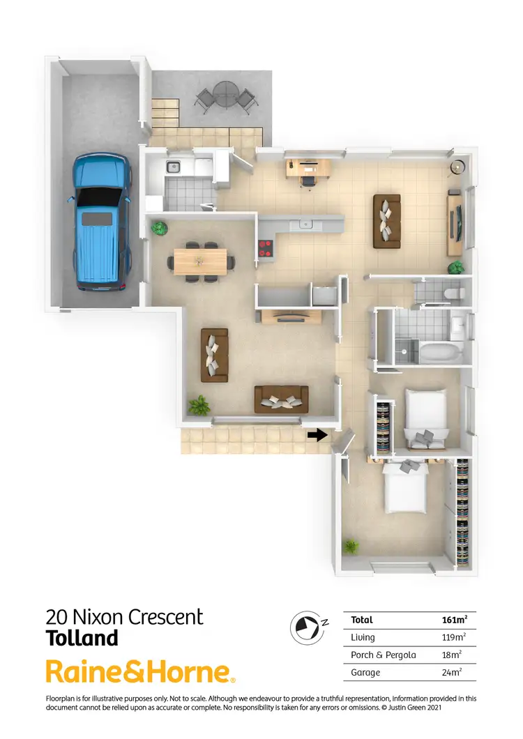 Floorplan of Homely house listing, 20 Nixon Crescent, Tolland NSW 2650