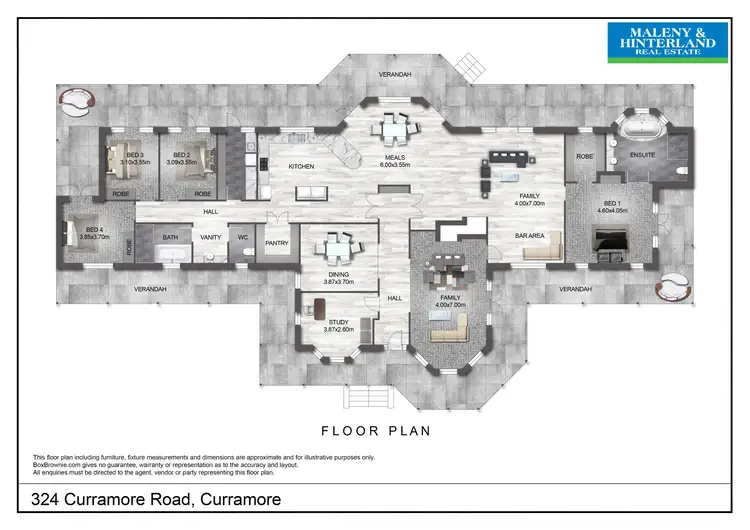 Floorplan of Homely house listing, 324 Curramore Road, Curramore QLD 4552