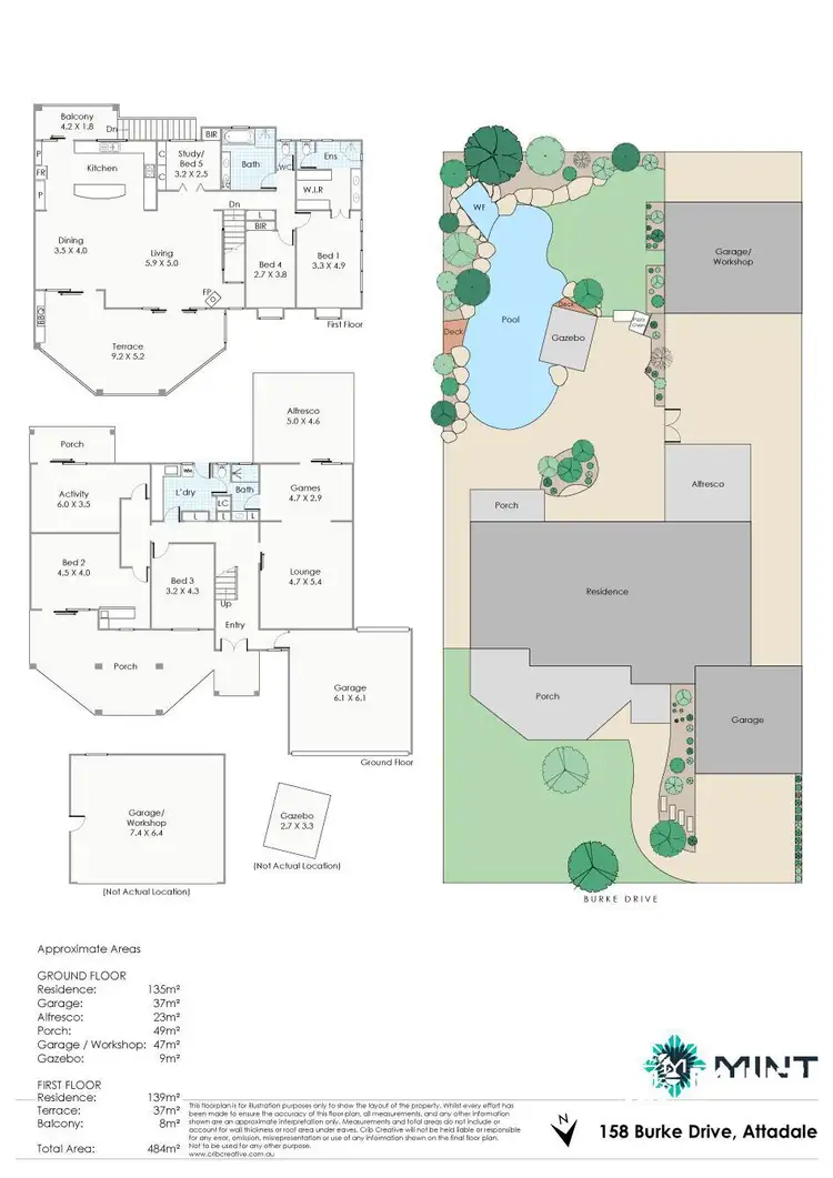 Floorplan of Homely house listing, 158 Burke Drive, Attadale WA 6156