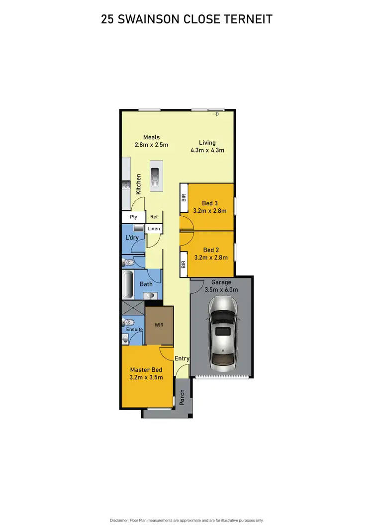 Floorplan of Homely house listing, 25 Swainson Close, Tarneit VIC 3029