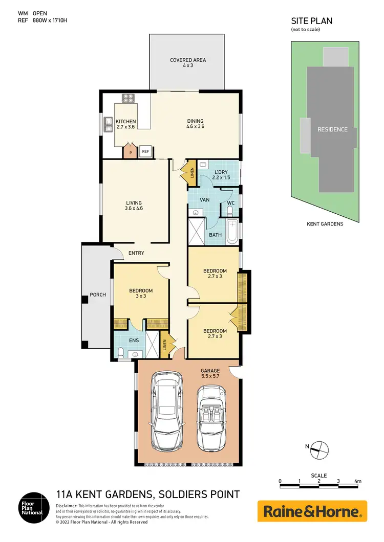 Floorplan of Homely house listing, 11A Kent Gardens, Soldiers Point NSW 2317