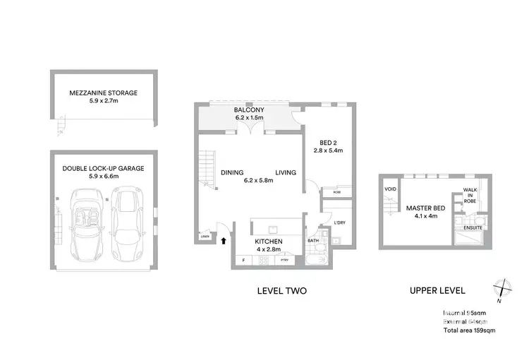 Floorplan of Homely apartment listing, 13/2 Daniel Street, Botany NSW 2019