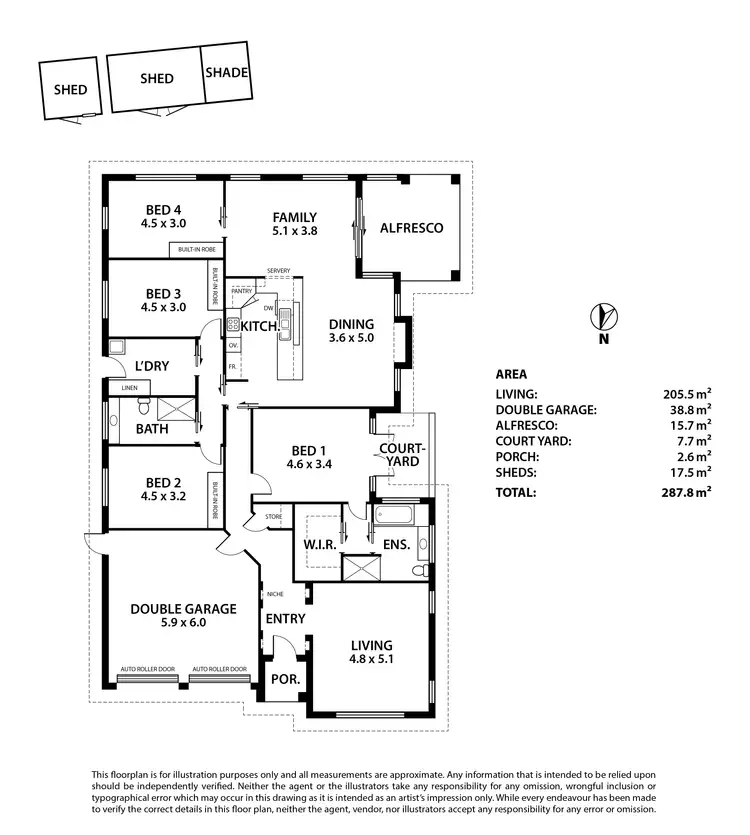 Floorplan of Homely house listing, 14 Reddy Close, Littlehampton SA 5250