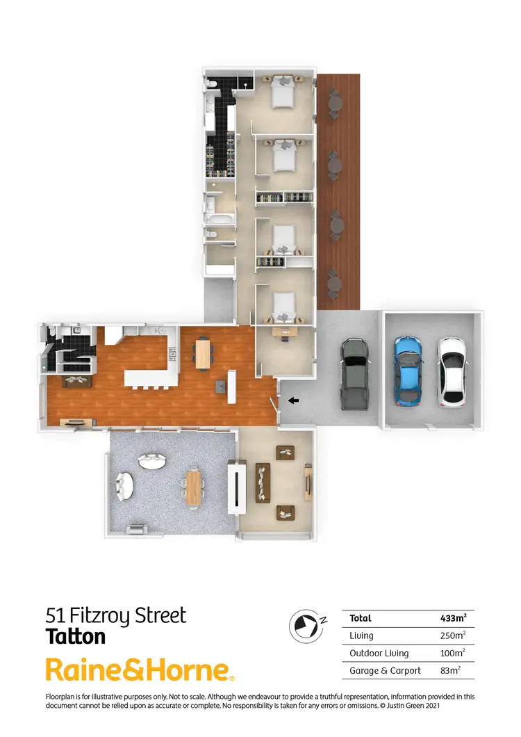 Floorplan of Homely house listing, 51 Fitzroy Street, Tatton NSW 2650