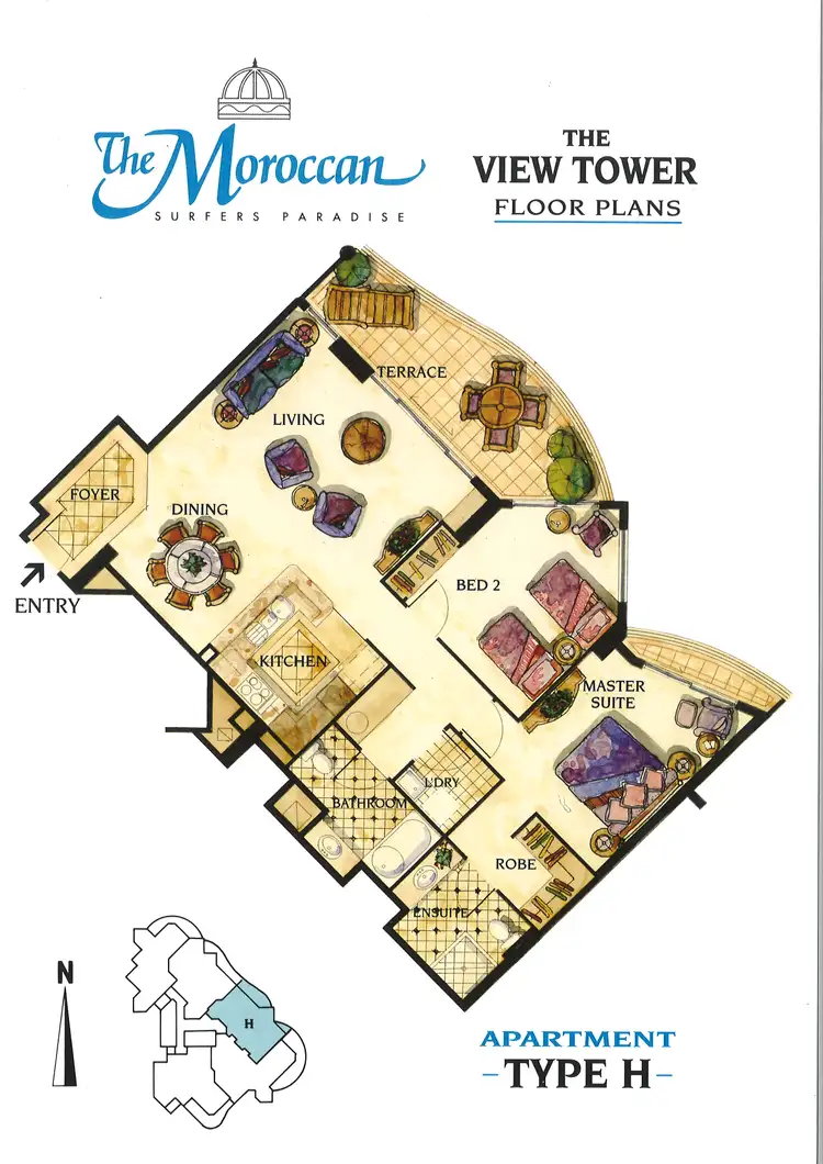 Floorplan of Homely unit listing, 246/6 View Avenue, Surfers Paradise QLD 4217