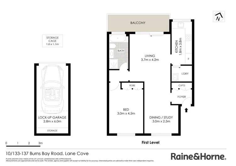 Floorplan of Homely apartment listing, 10/133-137 Burns Bay Road, Lane Cove NSW 2066