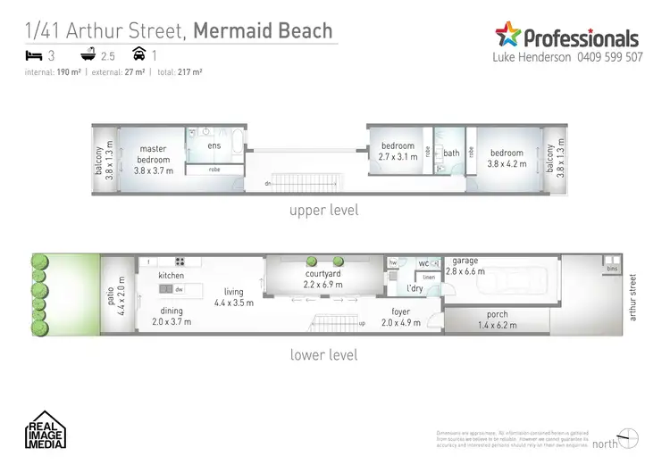 Floorplan of Homely house listing, 1/41 Arthur Street, Mermaid Beach QLD 4218