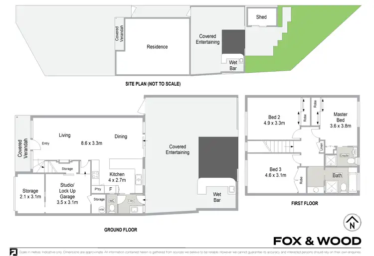 Floorplan of Homely semi-detached listing, 2/98 Auburn Street, Sutherland NSW 2232