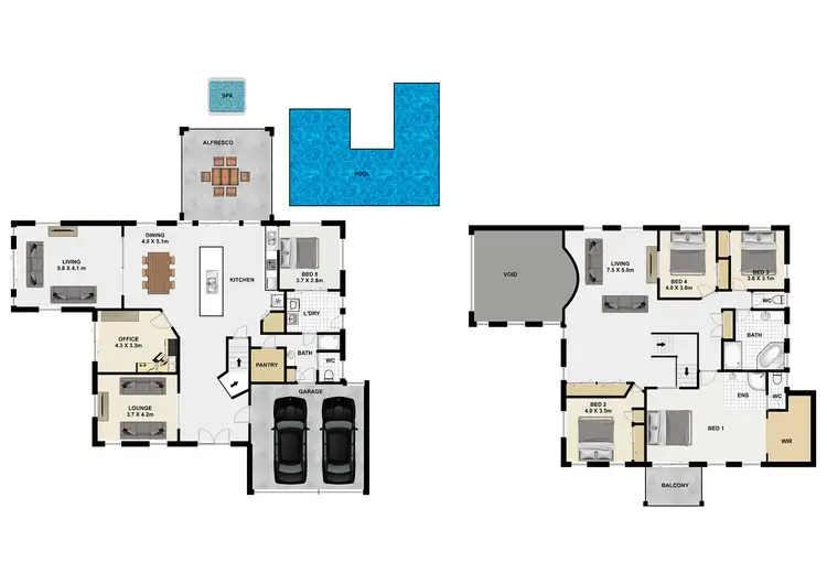 Floorplan of Homely house listing, 56 Acorn Circuit, Forest Lake QLD 4078