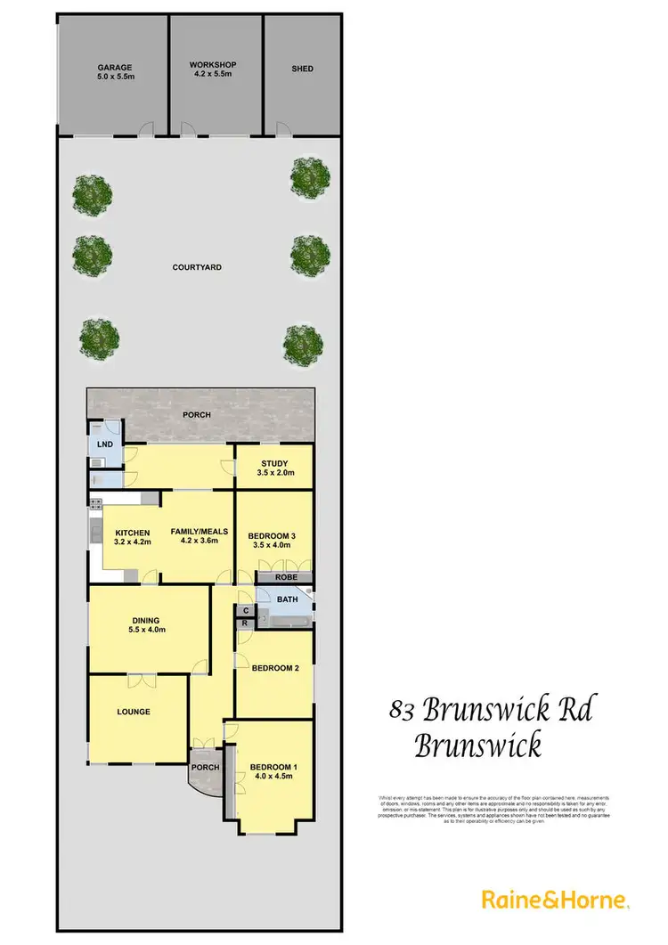 Floorplan of Homely house listing, 83 Brunswick Road, Brunswick East VIC 3057