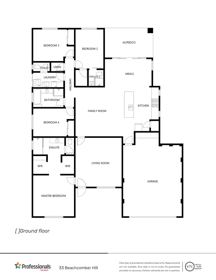 Floorplan of Homely house listing, 33 Beachcomber Hill, Glenfield WA 6532