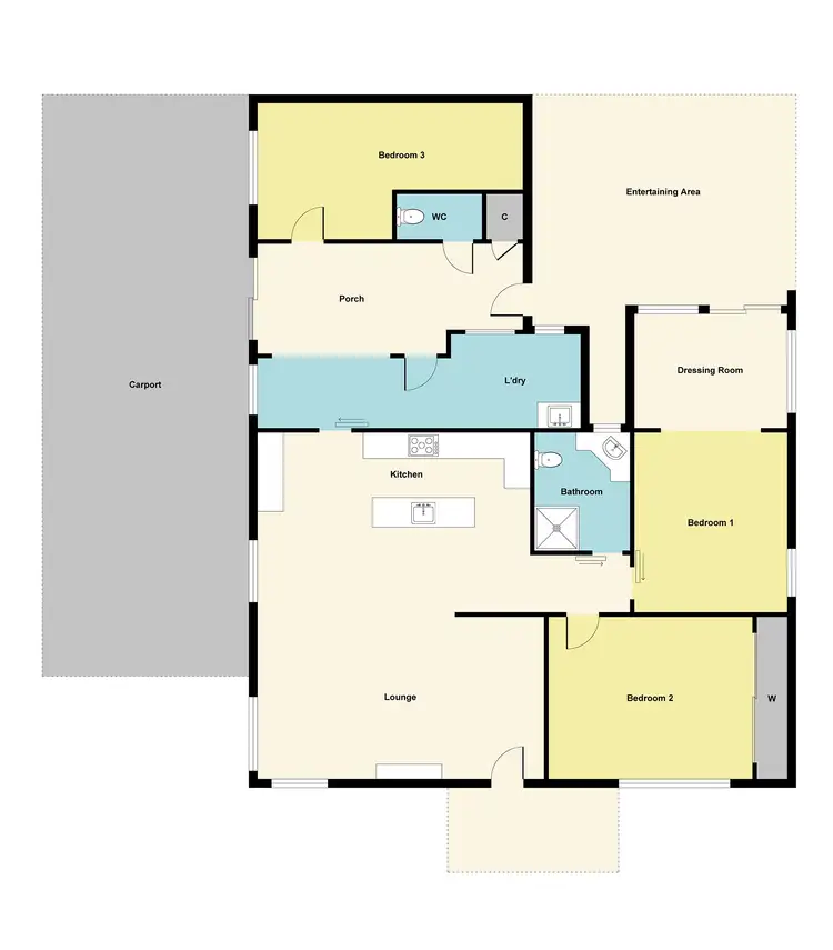Floorplan of Homely house listing, 47 Tobin Street, Ararat VIC 3377