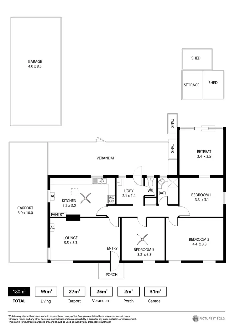 Floorplan of Homely house listing, 5 Peacock Street, Elizabeth Downs SA 5113