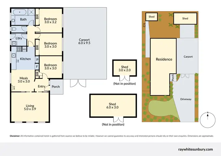 Floorplan of Homely house listing, 4 Fawkner Street, Sunbury VIC 3429