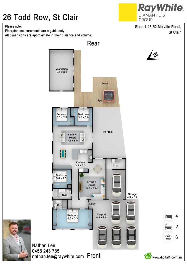 Floorplan of Homely house listing, 26 Todd Row, St Clair NSW 2759