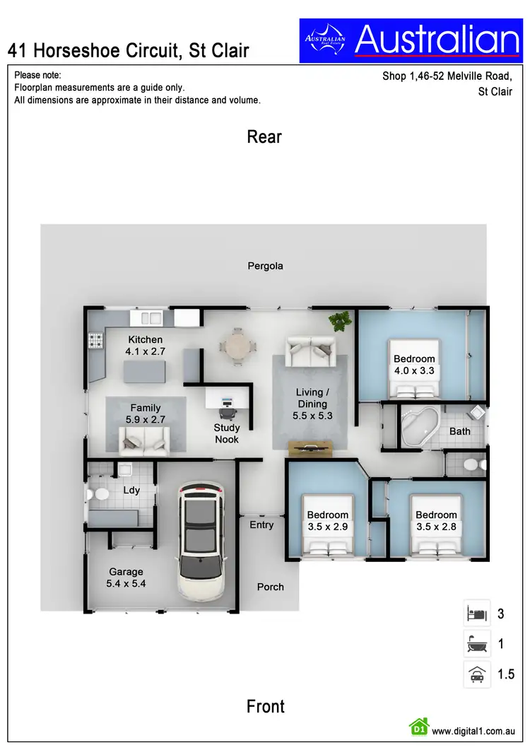 Floorplan of Homely house listing, 41 Horseshoe Circuit, St Clair NSW 2759
