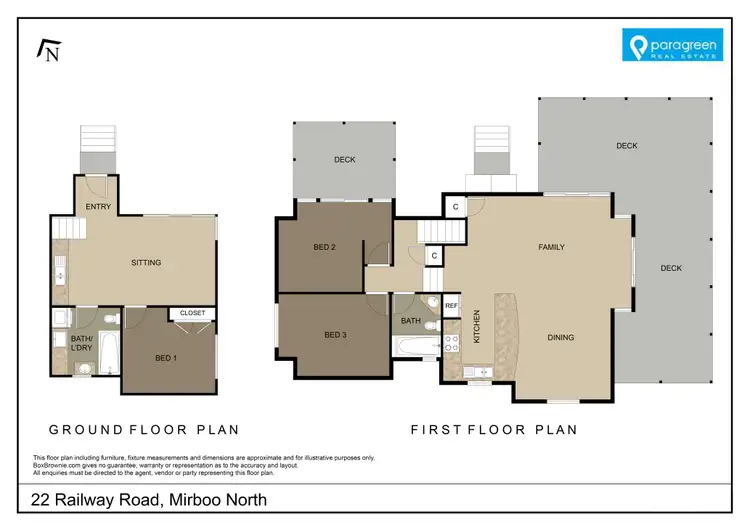 Floorplan of Homely house listing, 22 Railway Road, Mirboo North VIC 3871