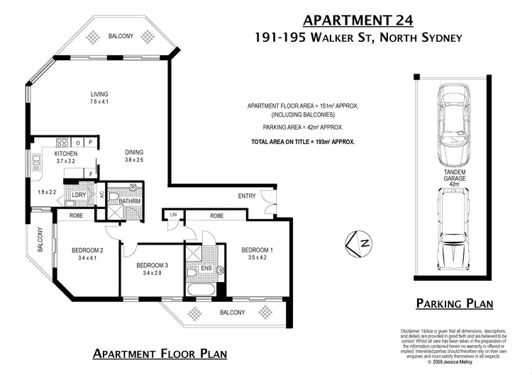 Floorplan of Homely apartment listing, 24/191-195 Walker Street, North Sydney NSW 2060