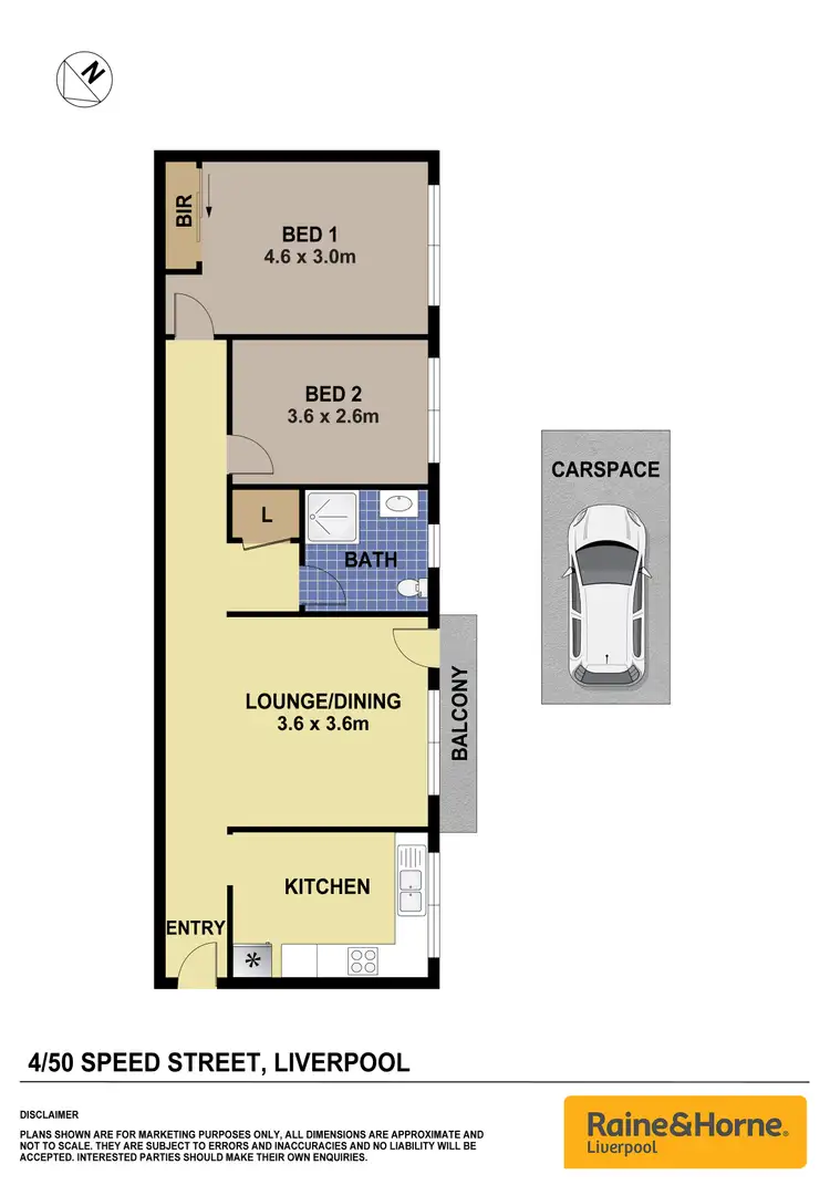 Floorplan of Homely unit listing, 4/50 Speed Street, Liverpool NSW 2170
