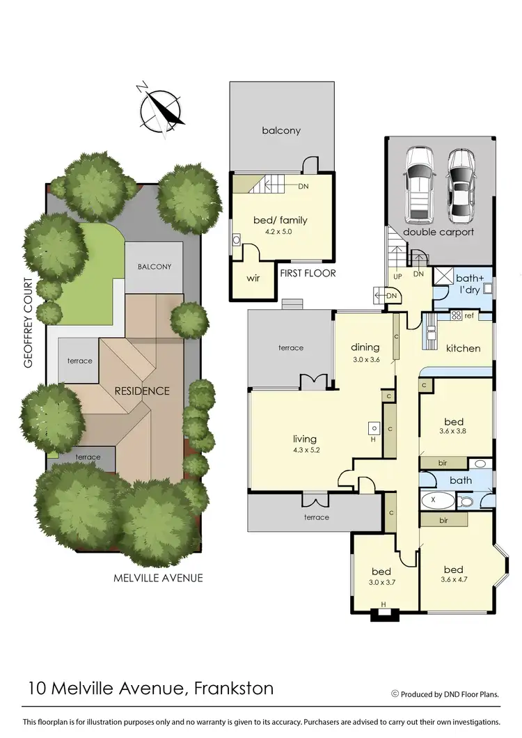 Floorplan of Homely house listing, 10 Melville Avenue, Frankston VIC 3199