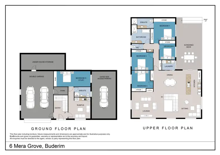 Floorplan of Homely house listing, 6 Mera Grove, Buderim QLD 4556