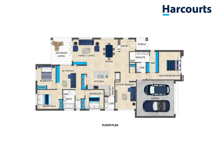 Floorplan of Homely house listing, 2 Canavalia Street, Palmview QLD 4553