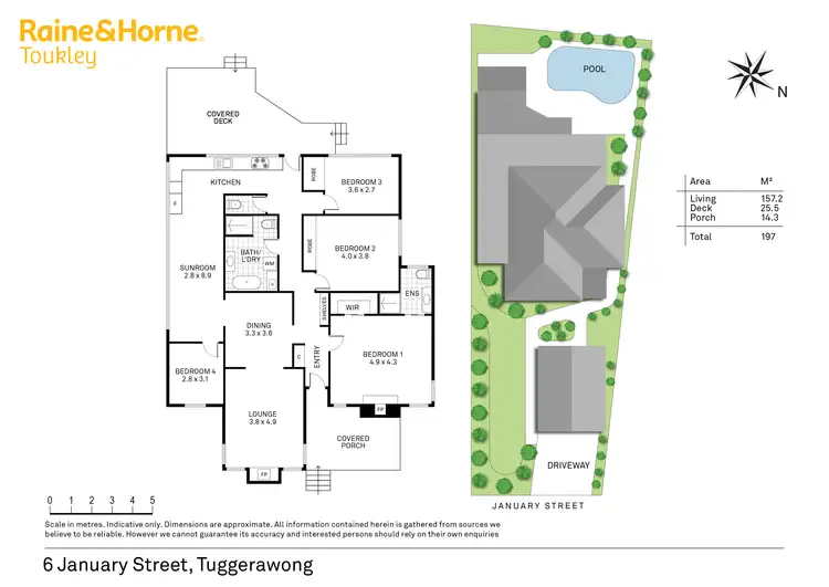 Floorplan of Homely house listing, 6 January Street, Tuggerawong NSW 2259