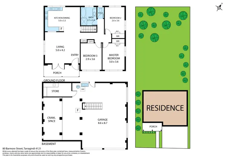 Floorplan of Homely house listing, 80 Barmore Street, Tarragindi QLD 4121