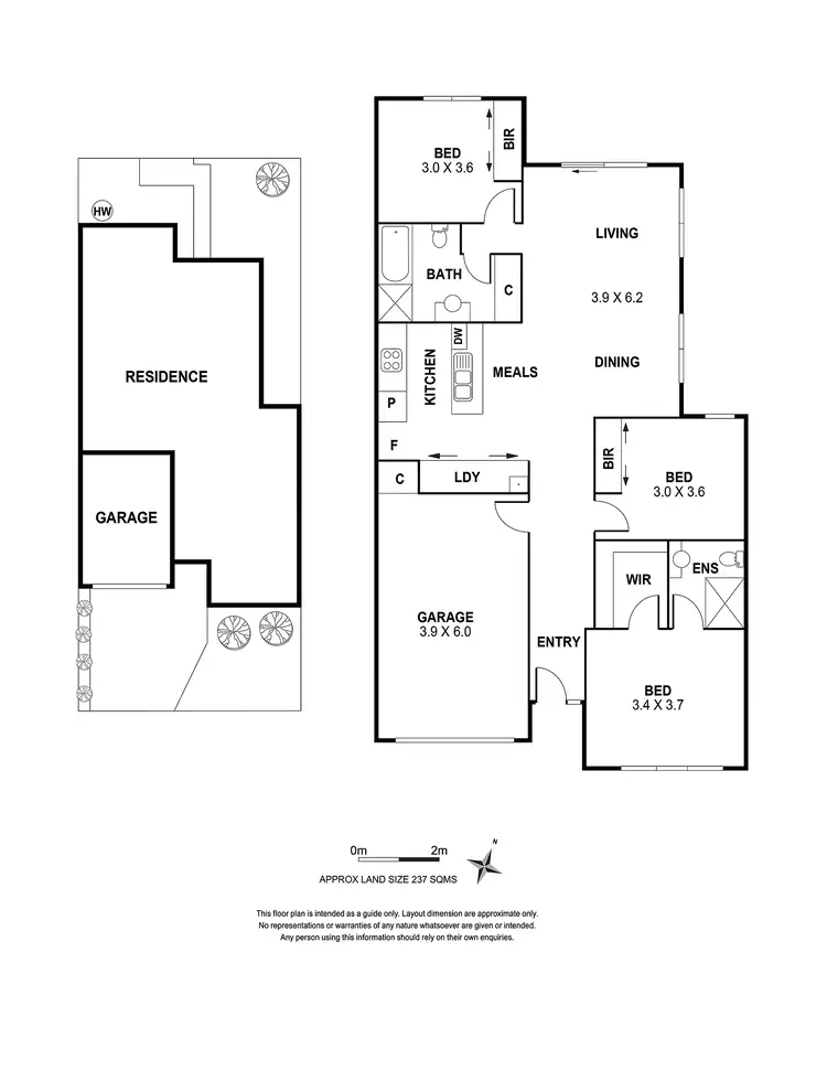 Floorplan of Homely house listing, 6 Atwood Street, Doreen VIC 3754