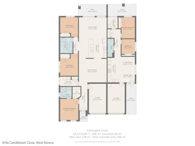 Floorplan of Homely house listing, 9 & 9A Candlebark Close, West Nowra NSW 2541