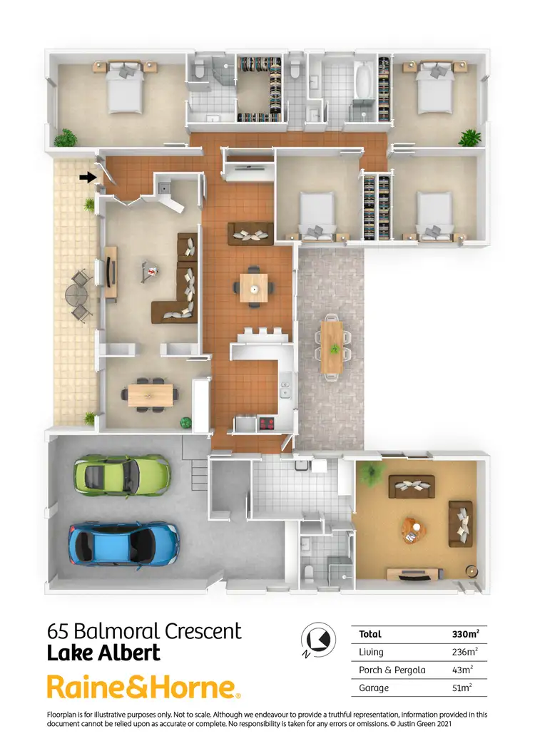 Floorplan of Homely house listing, 65 Balmoral Crescent, Lake Albert NSW 2650