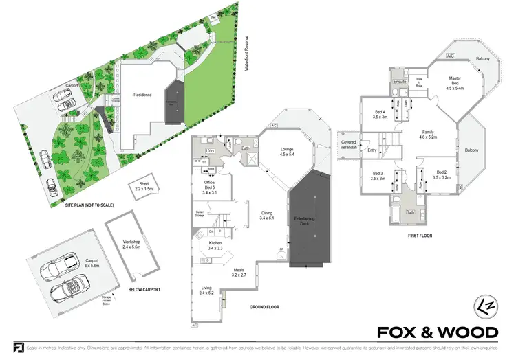 Floorplan of Homely house listing, 18 Rickard Road, Oyster Bay NSW 2225