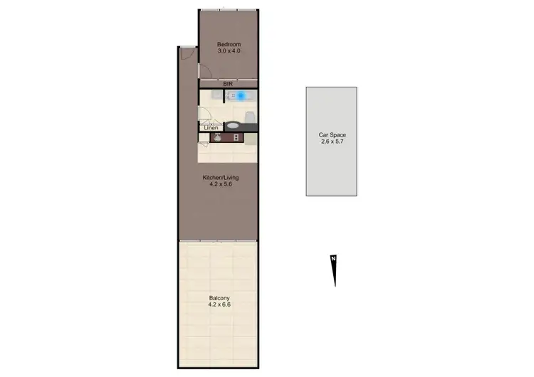 Floorplan of Homely apartment listing, 9/28 Nursery Street, Hornsby NSW 2077