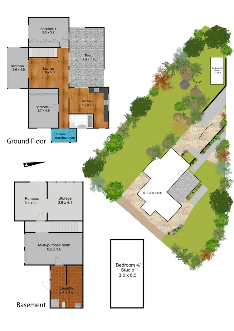 Floorplan of Homely house listing, 1 Arcadia Crescent, Berowra NSW 2081