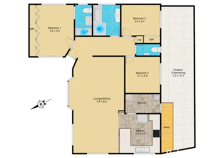 Floorplan of Homely house listing, 6a Sue Place, Mount Colah NSW 2079