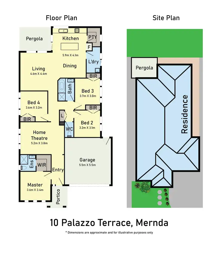 Floorplan of Homely house listing, 10 Palazzo Tce, Mernda VIC 3754