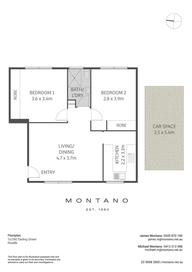 Floorplan of Homely apartment listing, 15/242 Darling Street, Balmain NSW 2041