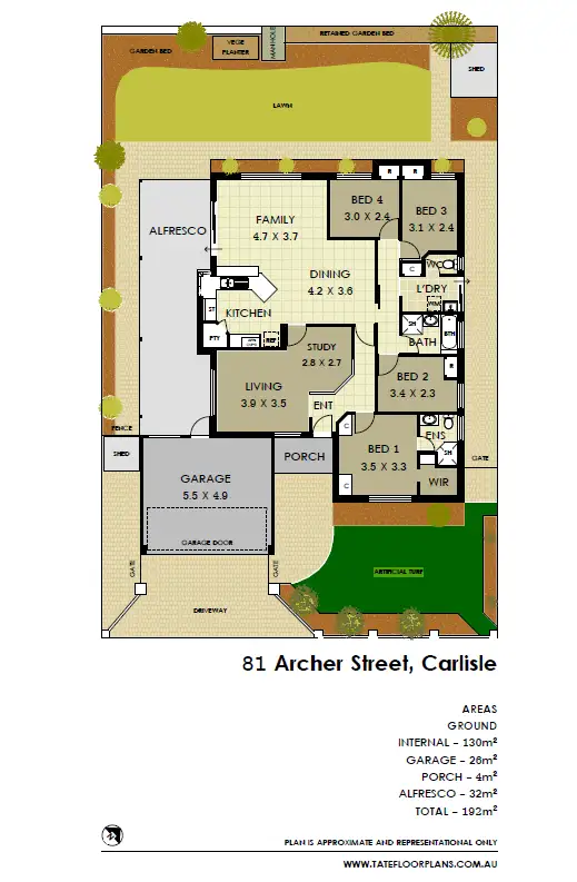 Floorplan of Homely house listing, 81 Archer Street, Carlisle WA 6101