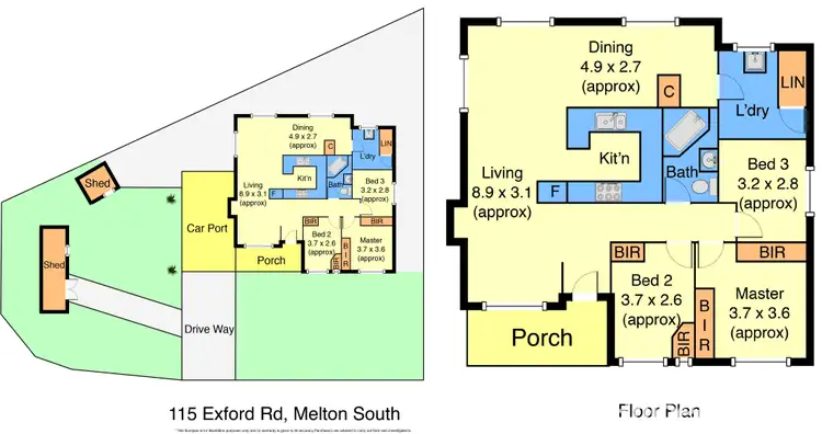 Floorplan of Homely house listing, 115 Exford Road, Melton South VIC 3338