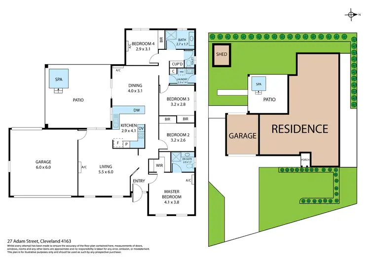 Floorplan of Homely house listing, 27 Adam Street, Cleveland QLD 4163