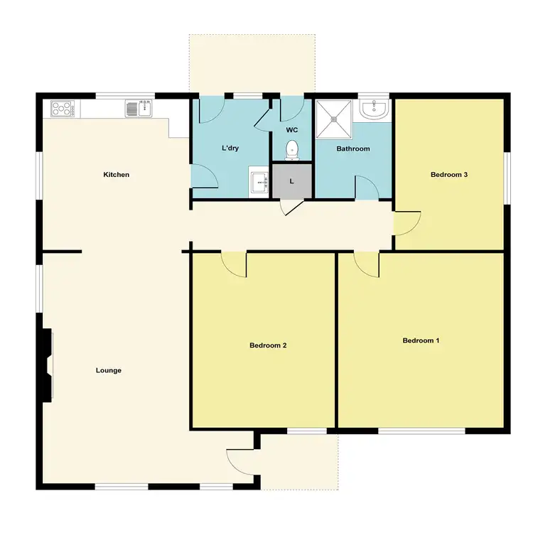 Floorplan of Homely house listing, 3 Rotary Avenue, Ararat VIC 3377