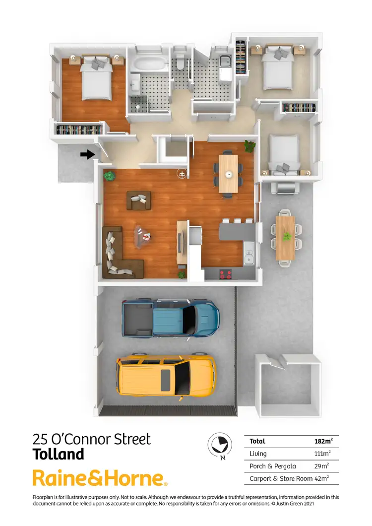 Floorplan of Homely house listing, 25 O'Connor Street, Tolland NSW 2650