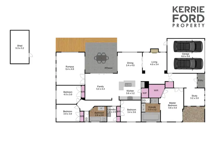Floorplan of Homely house listing, 55 Bradman Boulevard, Traralgon VIC 3844