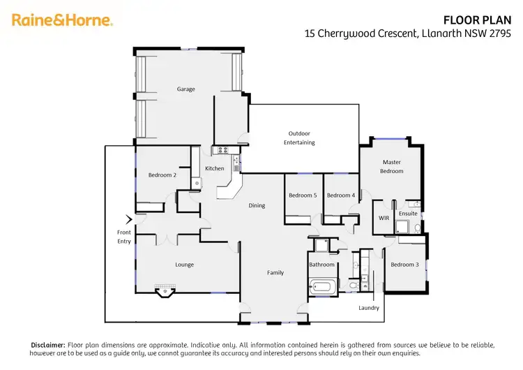 Floorplan of Homely house listing, 15 Cherrywood Crescent, Llanarth NSW 2795