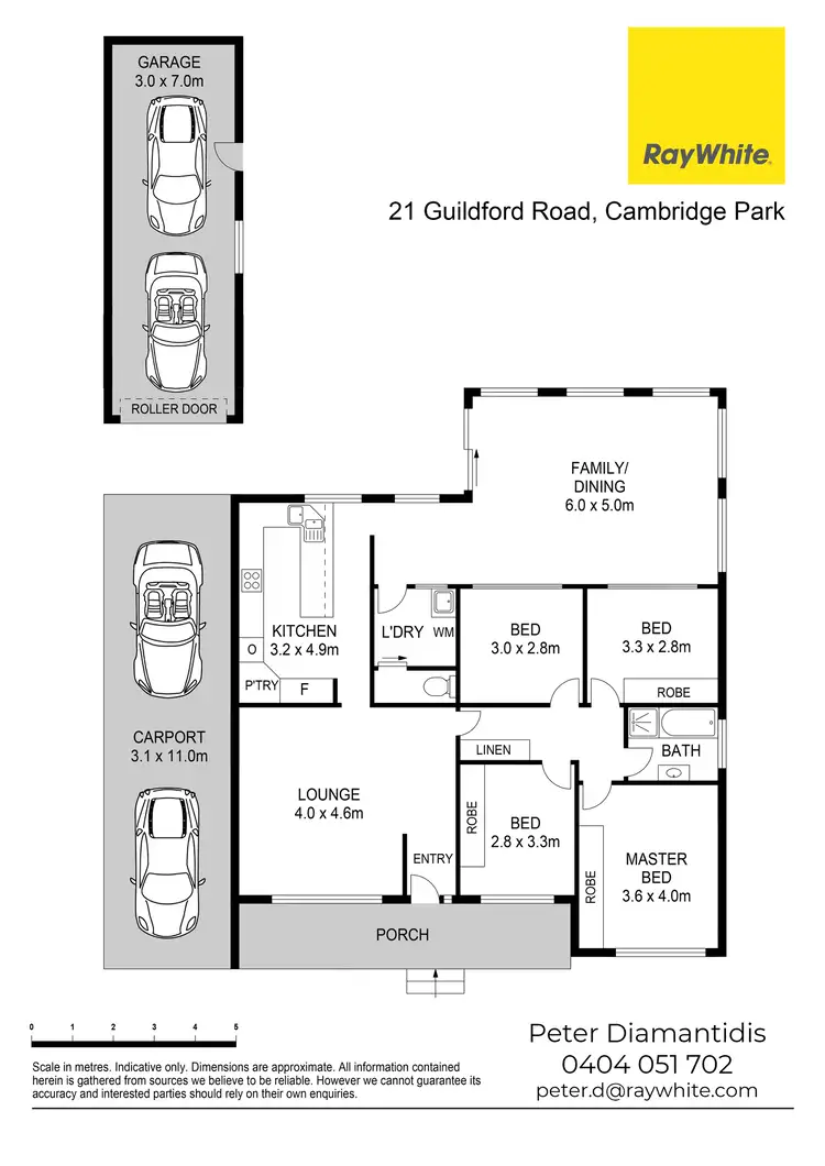 Floorplan of Homely house listing, 21 Guildford Road, Cambridge Park NSW 2747