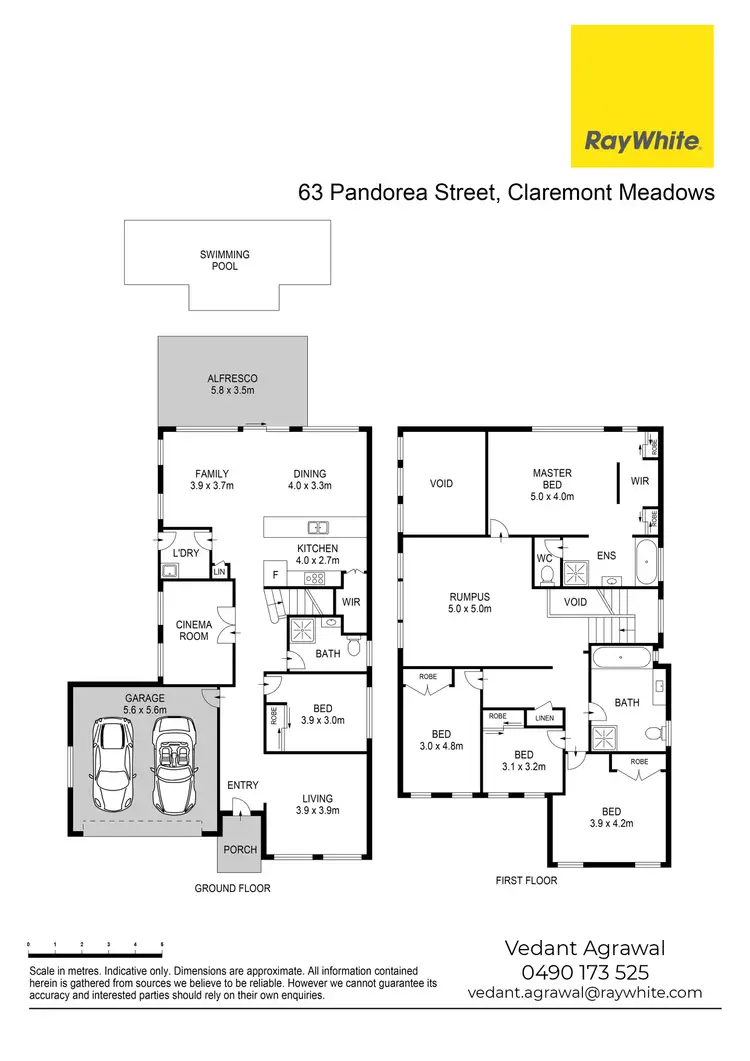 Floorplan of Homely house listing, 63 Pandorea Street, Claremont Meadows NSW 2747