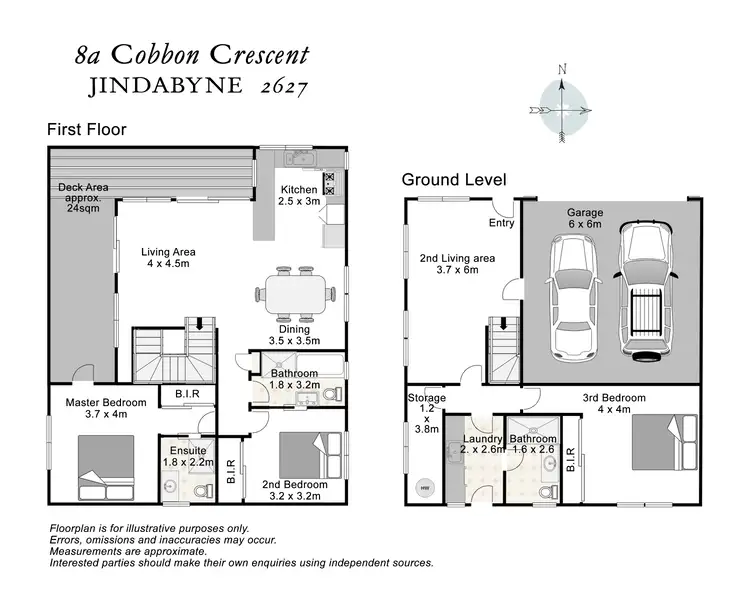 Floorplan of Homely townhouse listing, 8A Cobbon Crescent, Jindabyne NSW 2627