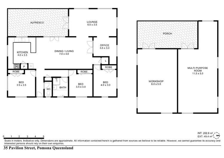 Floorplan of Homely house listing, 35 Pavilion Street, Pomona QLD 4568